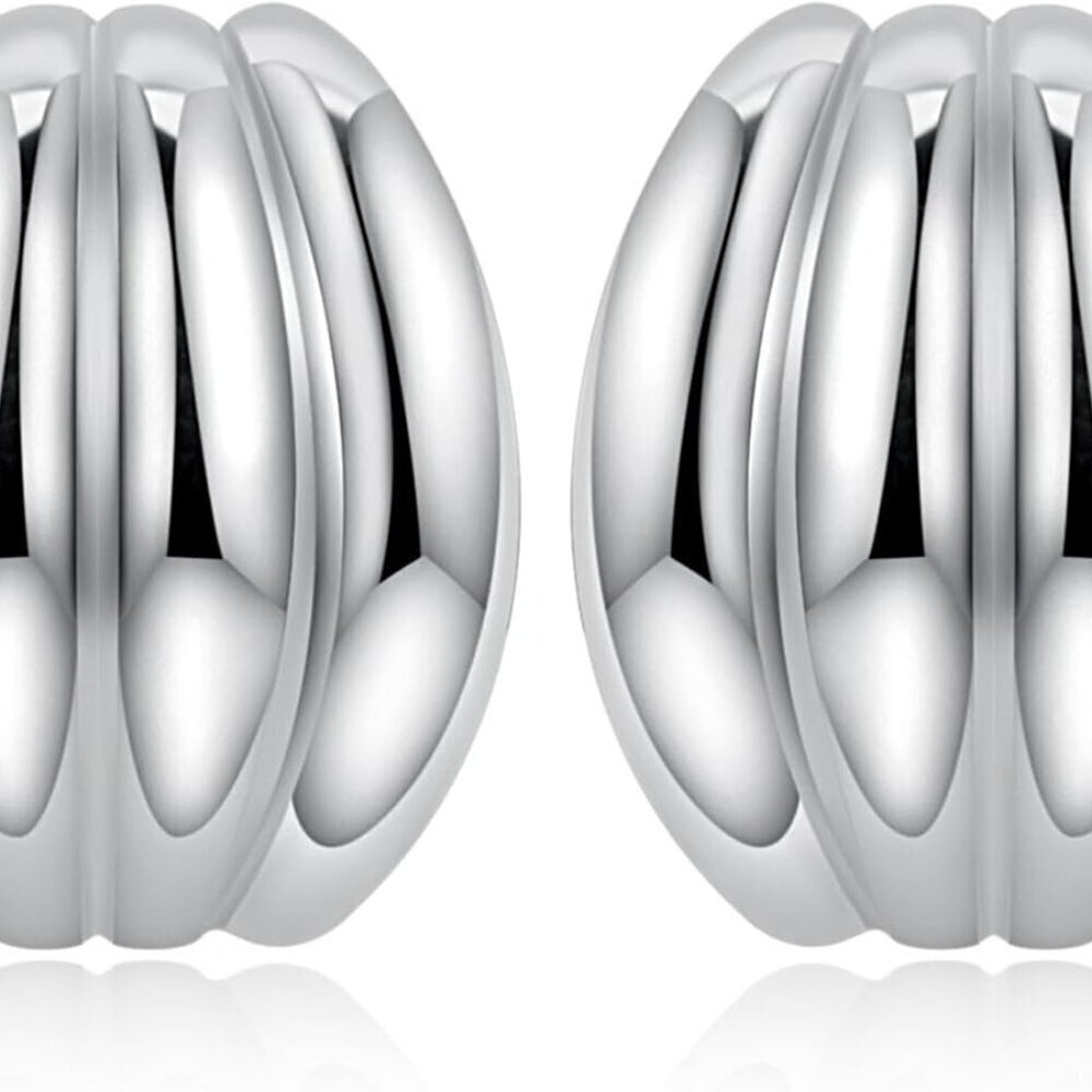 Statement Chunky Copper Stud Earrings - Elegant & Comfortable Fashion Accessory